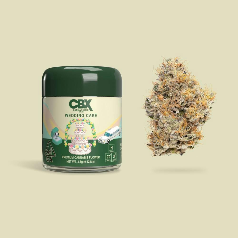 Wedding Cake - Flower - CBX Cannabiotix - Eighth - $54.99 - Flower