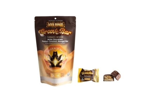 Emerald Sky — Sativa Live Rosin Groove Bar 10pk 100mg