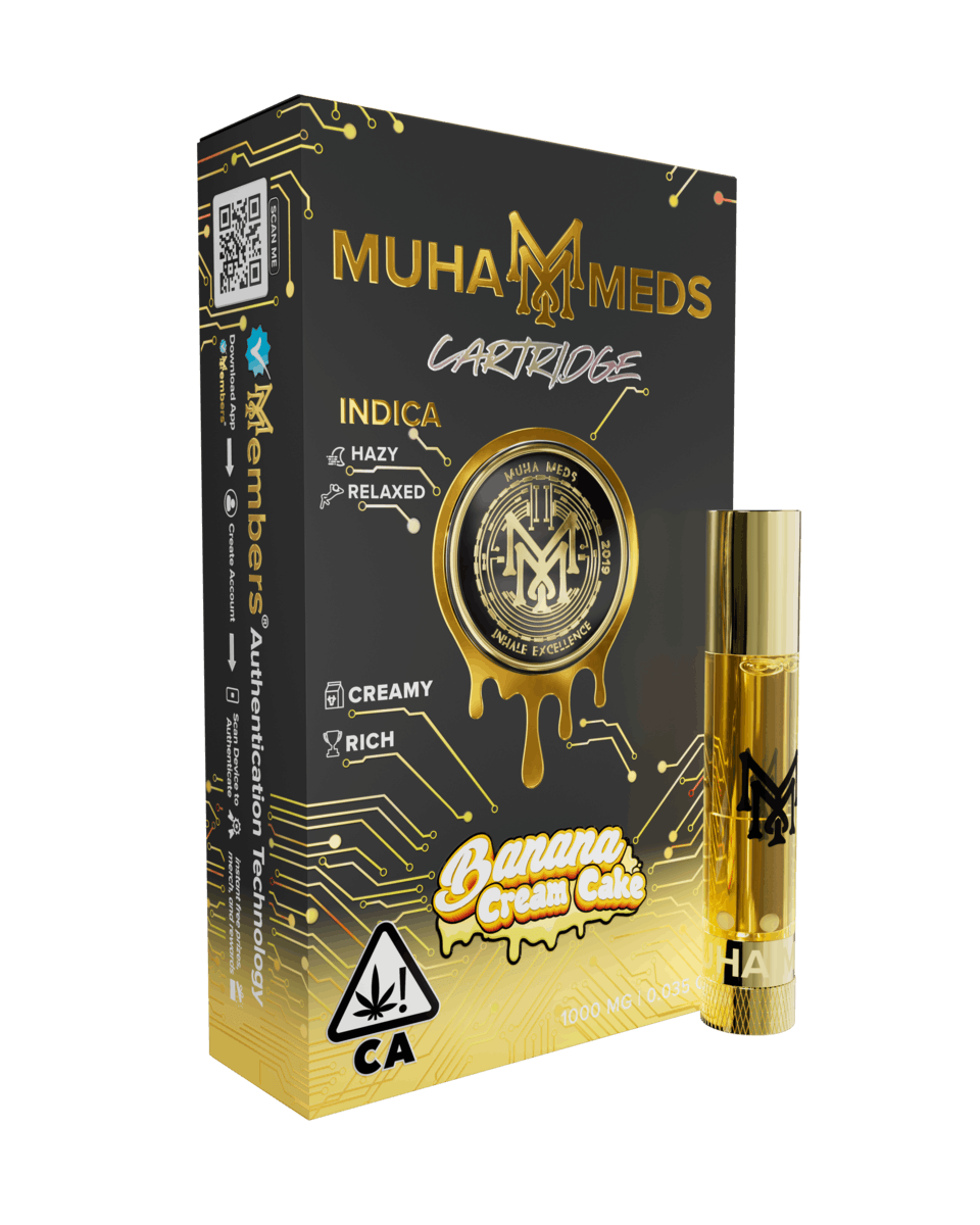 Banana Cream Cake | Cartridge | 1000MG - MUHA MEDS -  - $15 - Vape