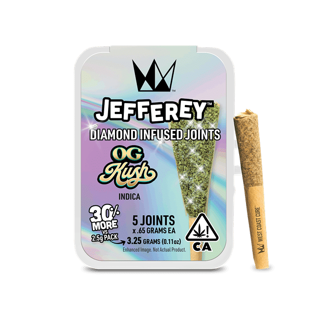 OG Kush | .65g x 5 Jefferey Infused Pre-Roll Pack
