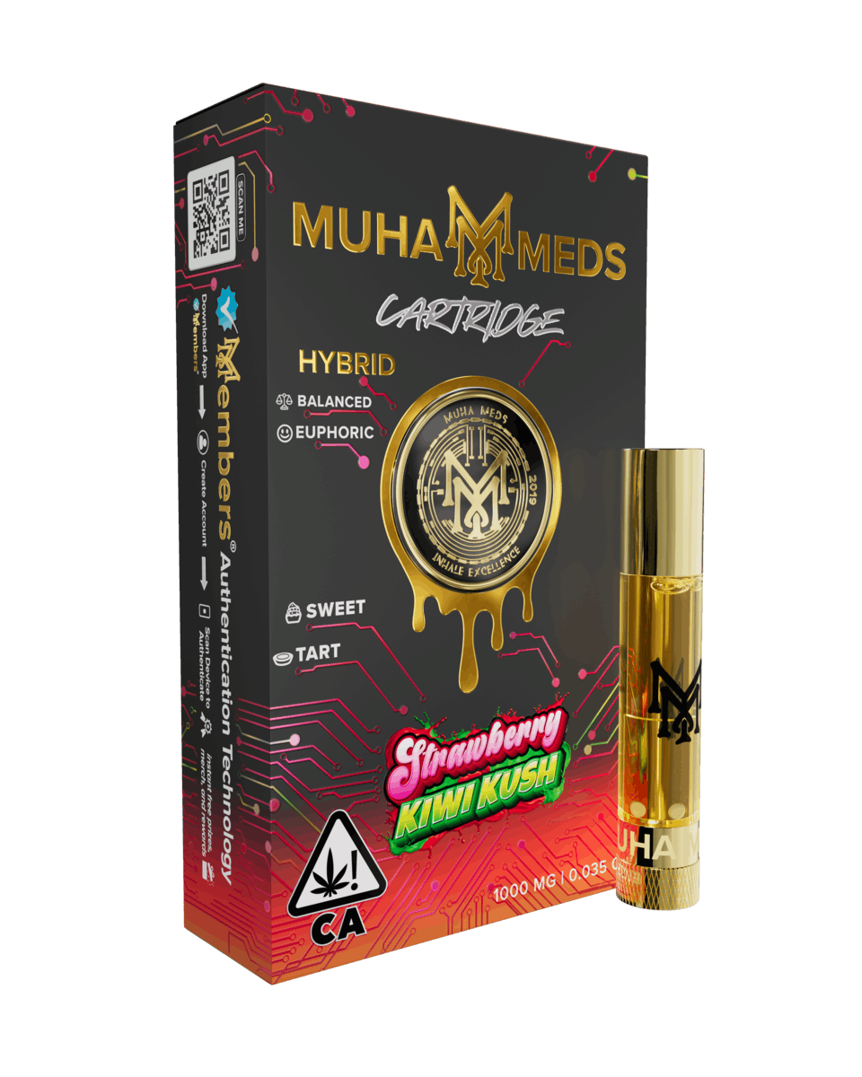 Strawberry Kiwi Kush | Cartridge | 1000MG - Muha Meds - Strawberry Kiwi Kush | Cartridge | 1000MG - $20 - Cartridges