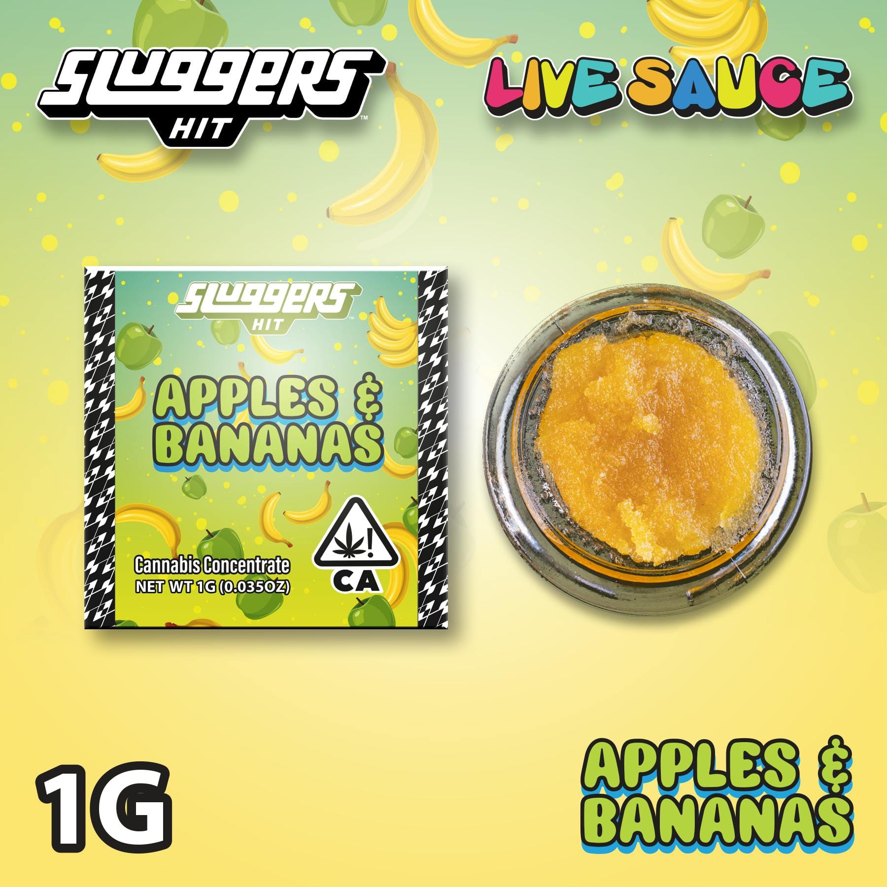 Sluggers Hit — Apples & Bananas