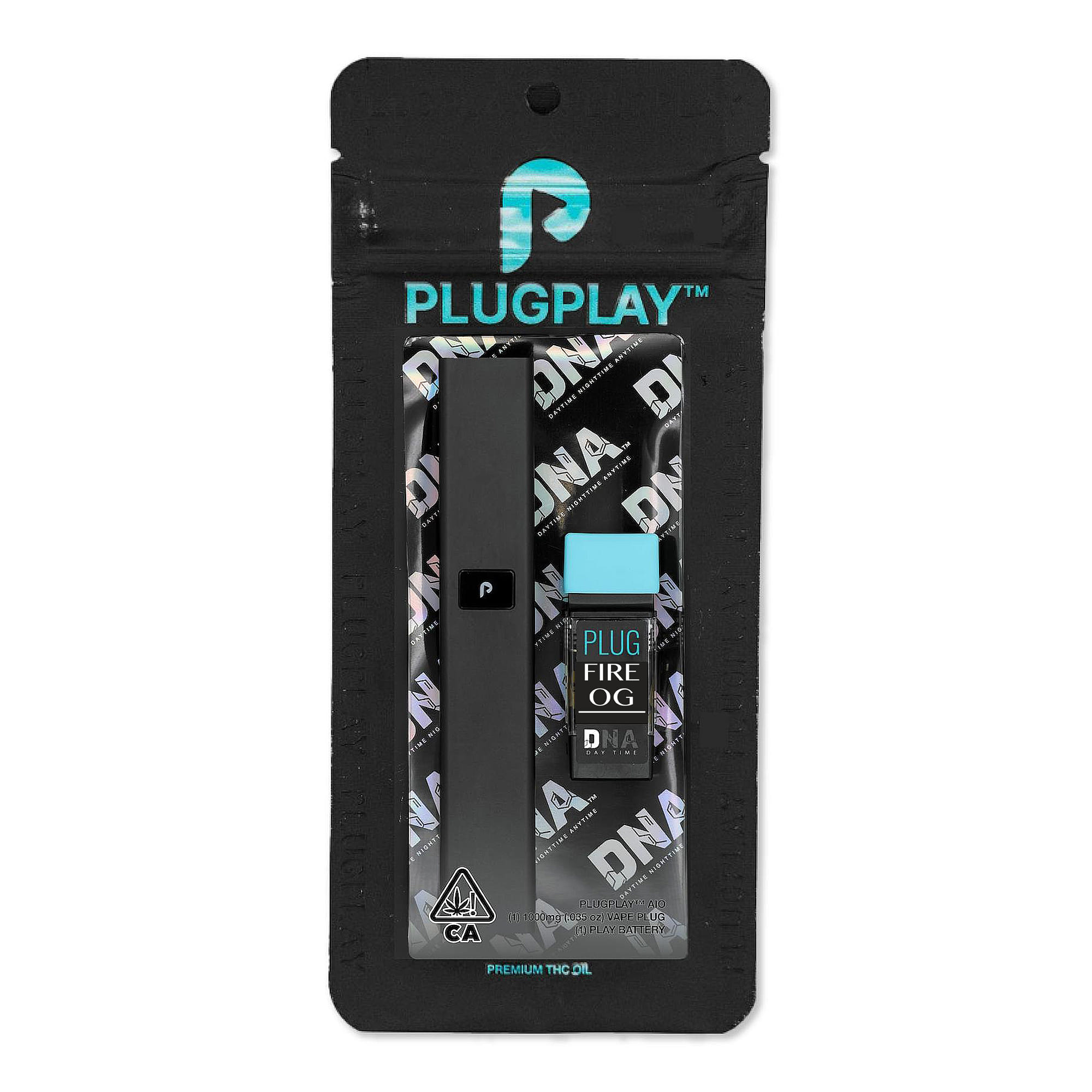 Fire OG (I) Starter Kit  - 1g - PlugPlay - Fire OG (I) AIO - $36.50 - Cartridges
