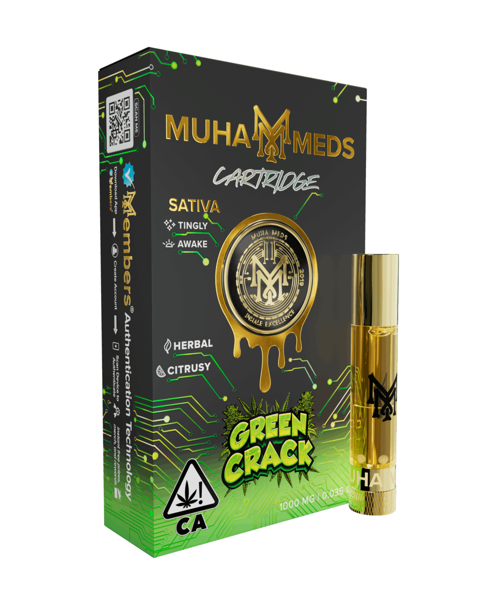 Green Crack | Cartridge | 1000MG - MUHA MEDS -  - $15 - Vape