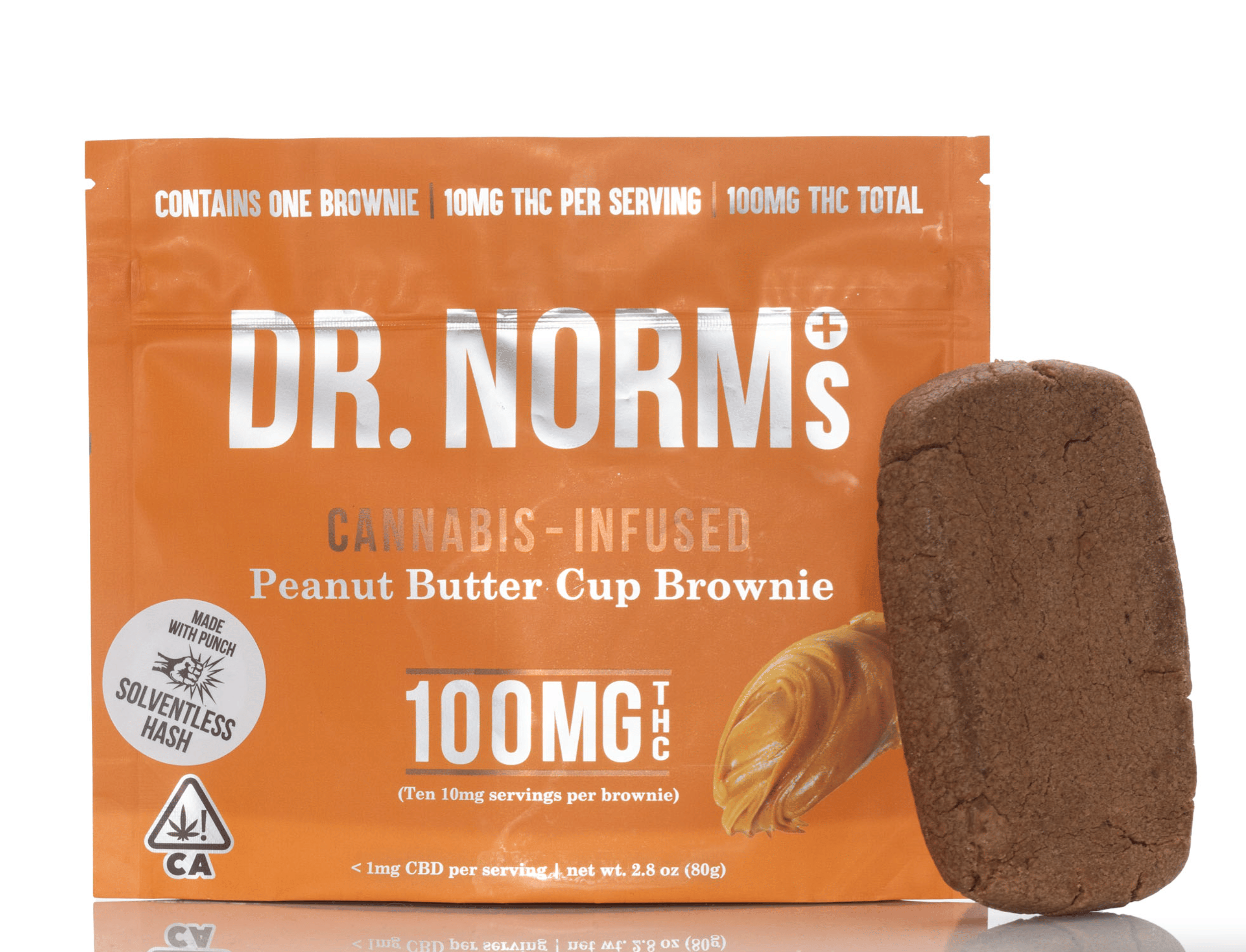 DR. NORM'S: Peanut Butter Cup Brownie
