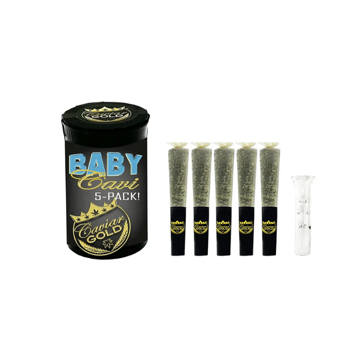 Caviar Gold 5 pk 2.5g - Cloud Chaser Baby  Prerolls - Caviar Gold -  - $38 - Pre-Rolls