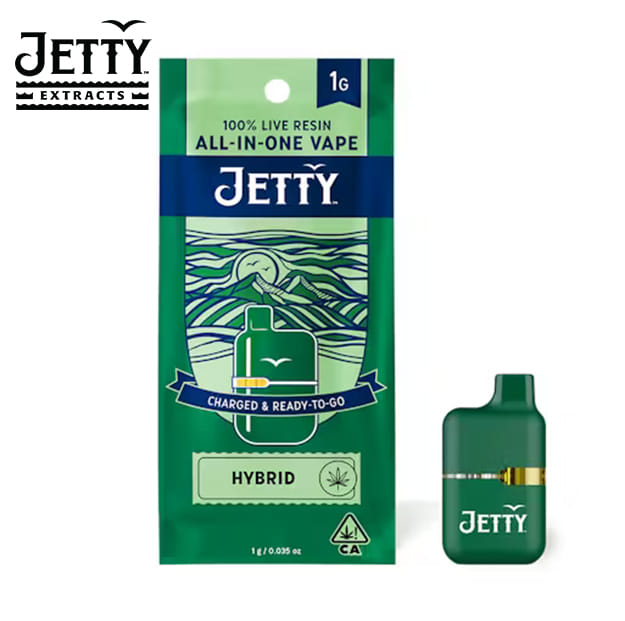 Jetty AIO - Banana Nut Muffin - Live Resin (All-In-One) - 1g - Jetty Extracts - AIO - $35.99 - Disposable Vape Pens (All In One)