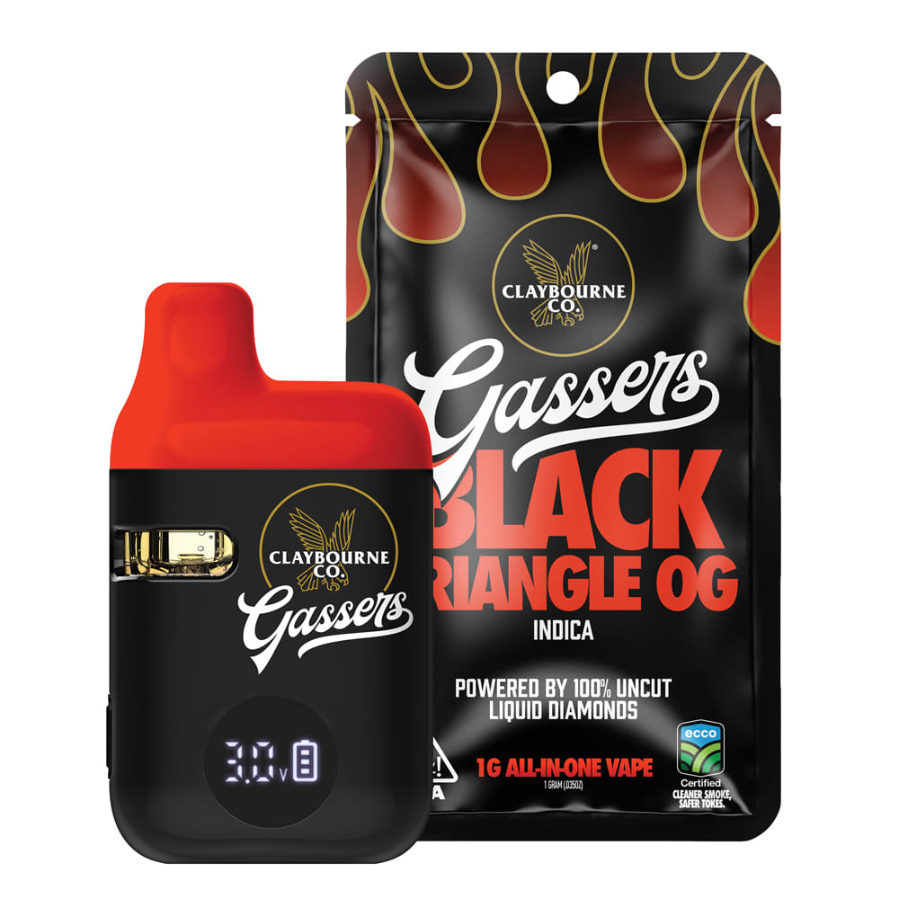 Black Triangle OG (I) AIO - 1g - Claybourne Co. - Black Triangle OG (I) - $29.90 - Cartridges