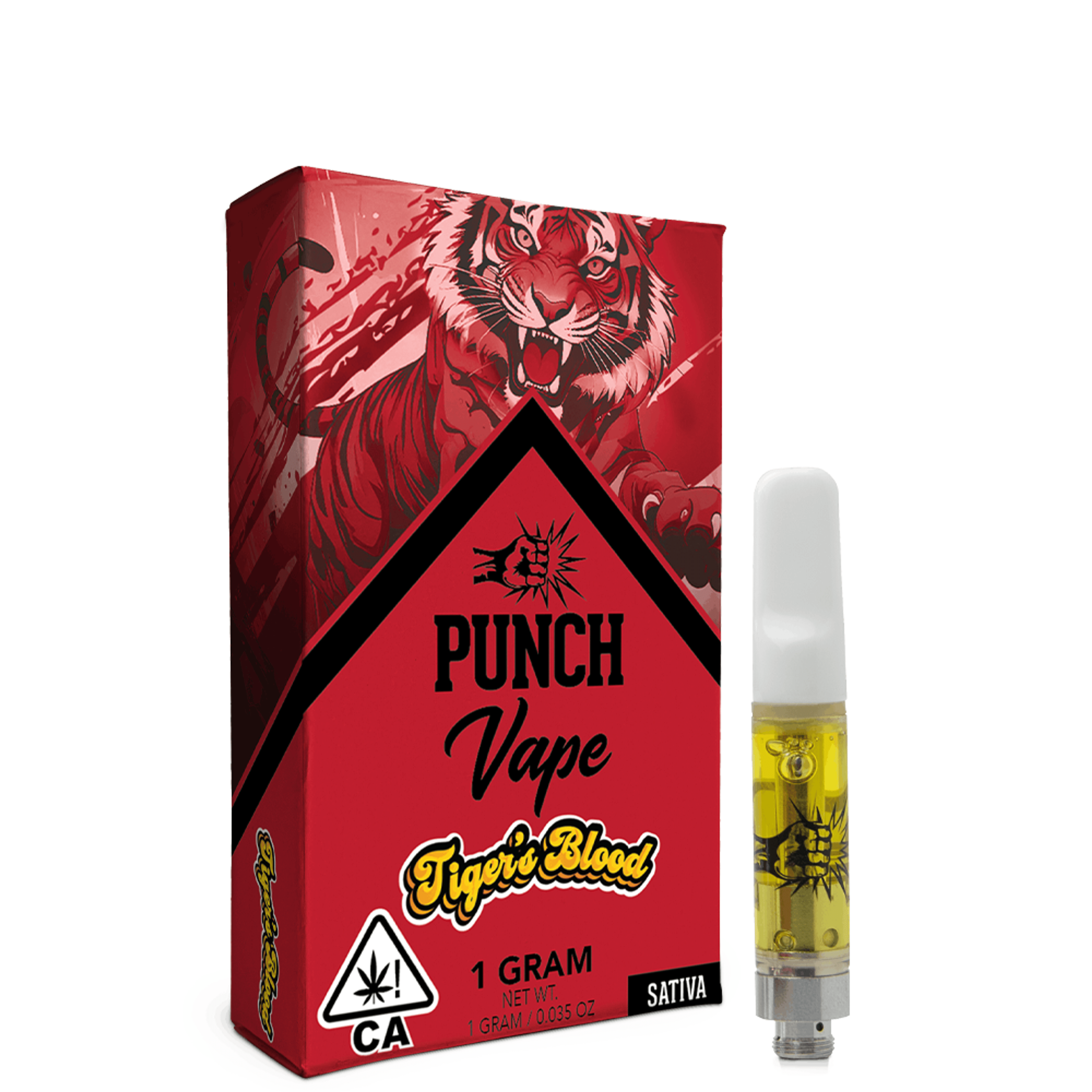Tiger's Blood 510 Cartridge (1G) - Punch Edibles & Extracts - - $20 - Cartridge