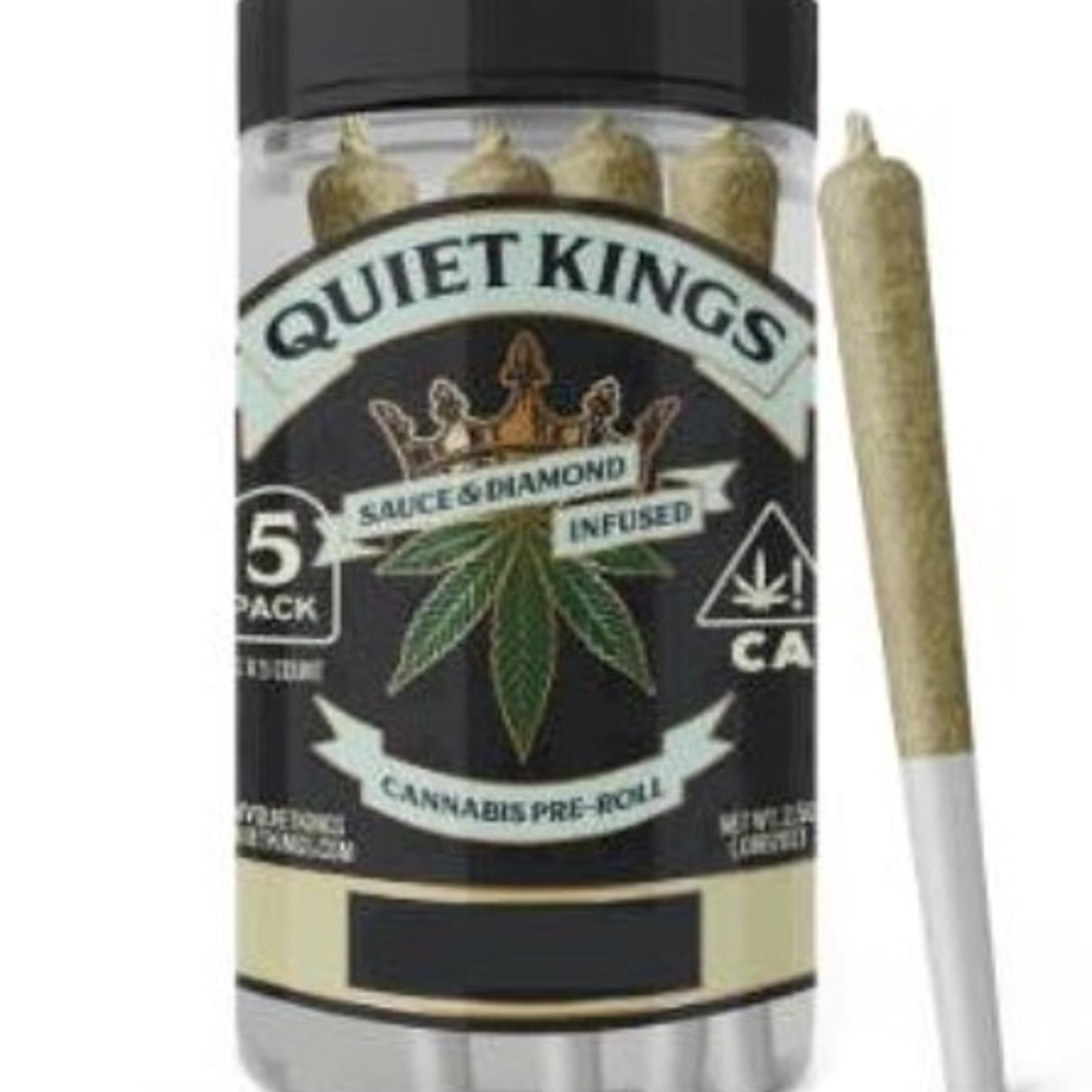 $34.71 5 Pack Infused Strawberry Banana 🍌 - Quiet Kings - Infused 5 Pack - $25 - Pre-Rolls