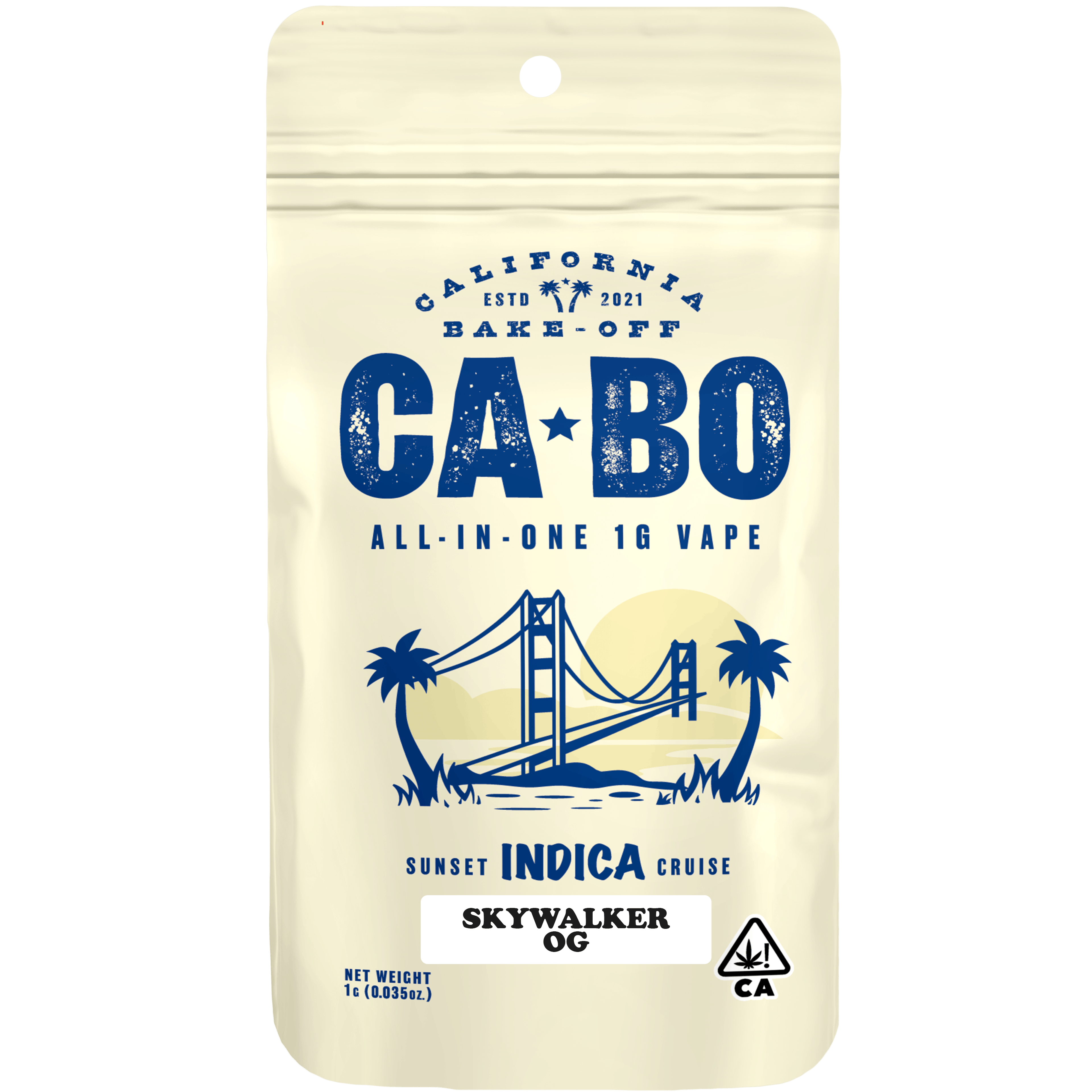 Skywalker OG AIO 1g Vape - Indica - CABO - - $14.40 - Vapes