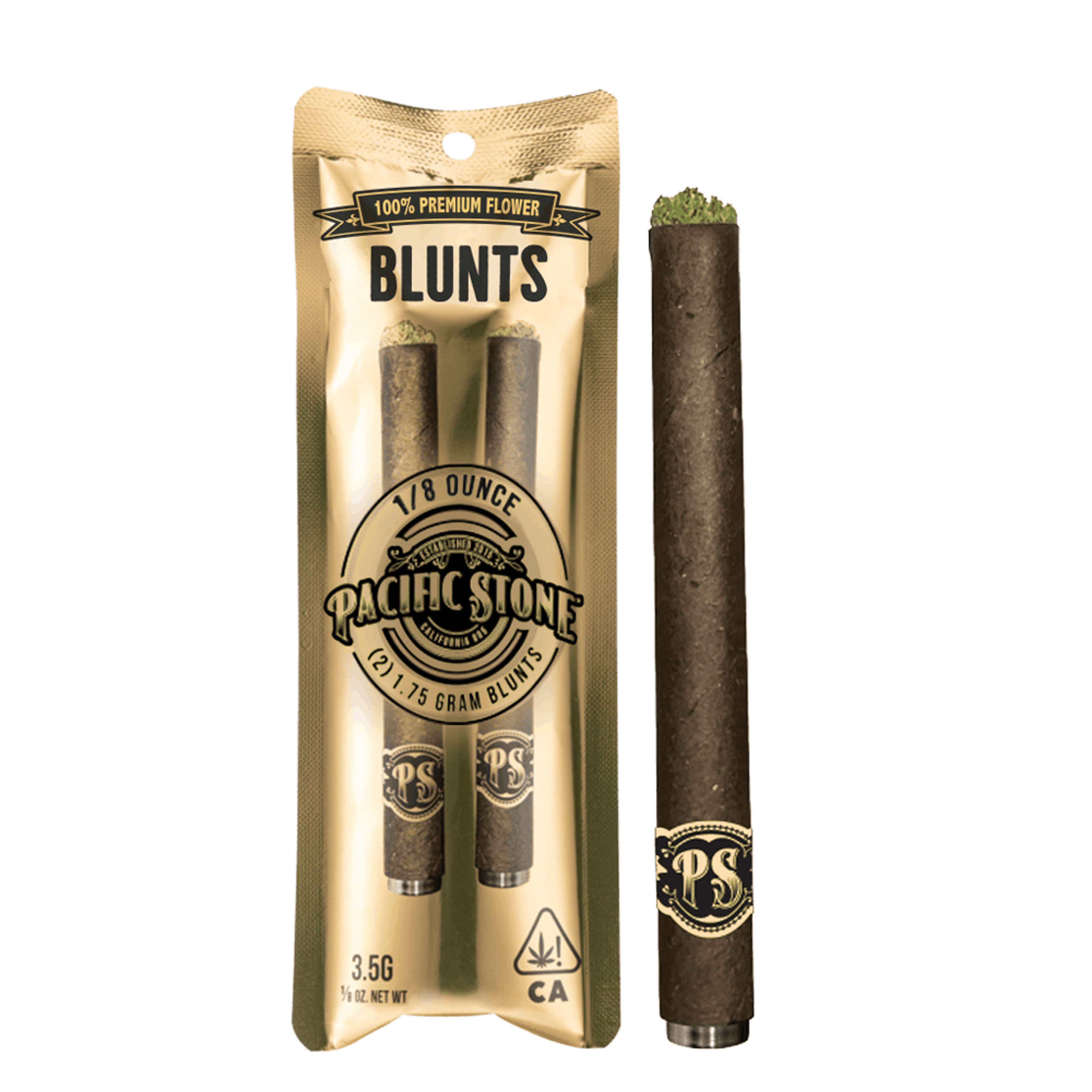 GMO Blunts (2Pk) (3.5G) - Pacific Stone - (2Pk) (3.5G) - $25 - Preroll