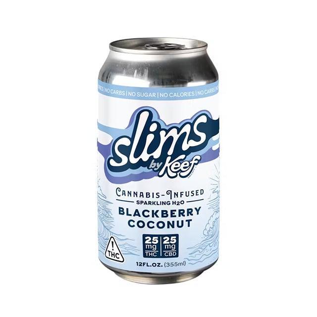 Blackberry Coconut - Slims - THC:CBD - 25:25mg - 12oz