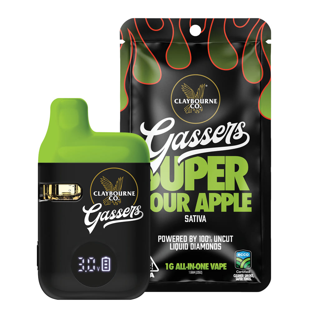 Super Sour Apple (S) 1G Liquid Diamonds AIO - Claybourne Co. - Super Sour Apple (S) - $29 - Cartridges