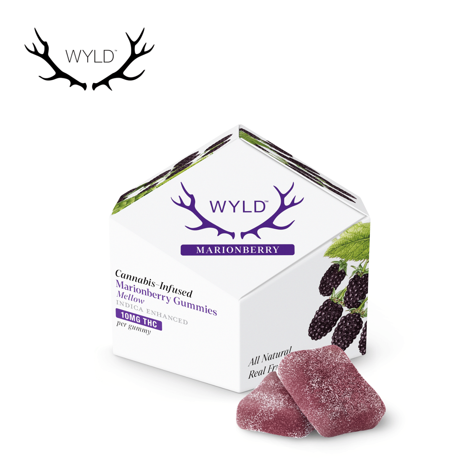 WYLD - Marionberry Gummies - 100mg THC - Wyld -  - $11.99 - Edibles