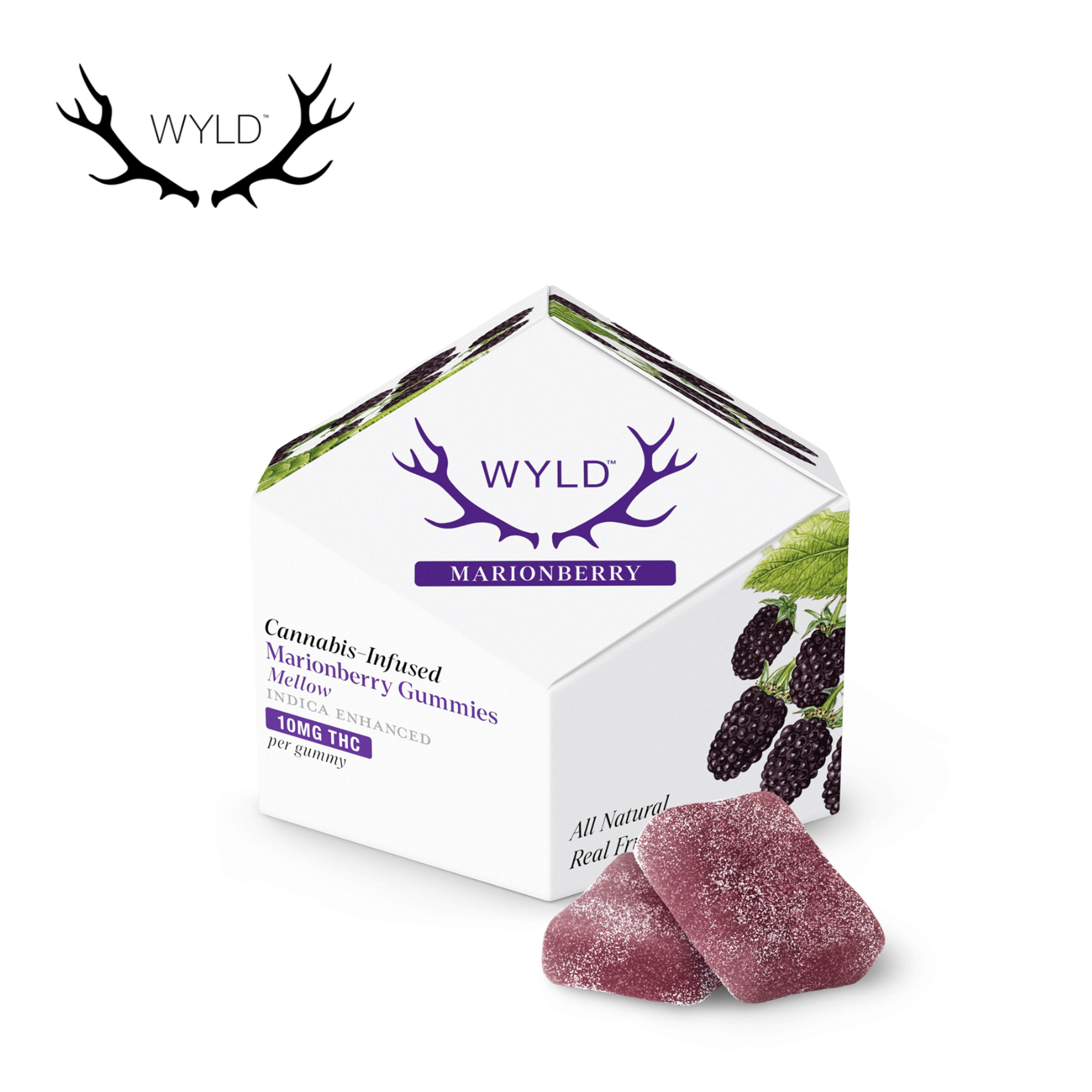 WYLD - Marionberry Gummies - 100mg THC - Wyld - - $11.99 - Edibles
