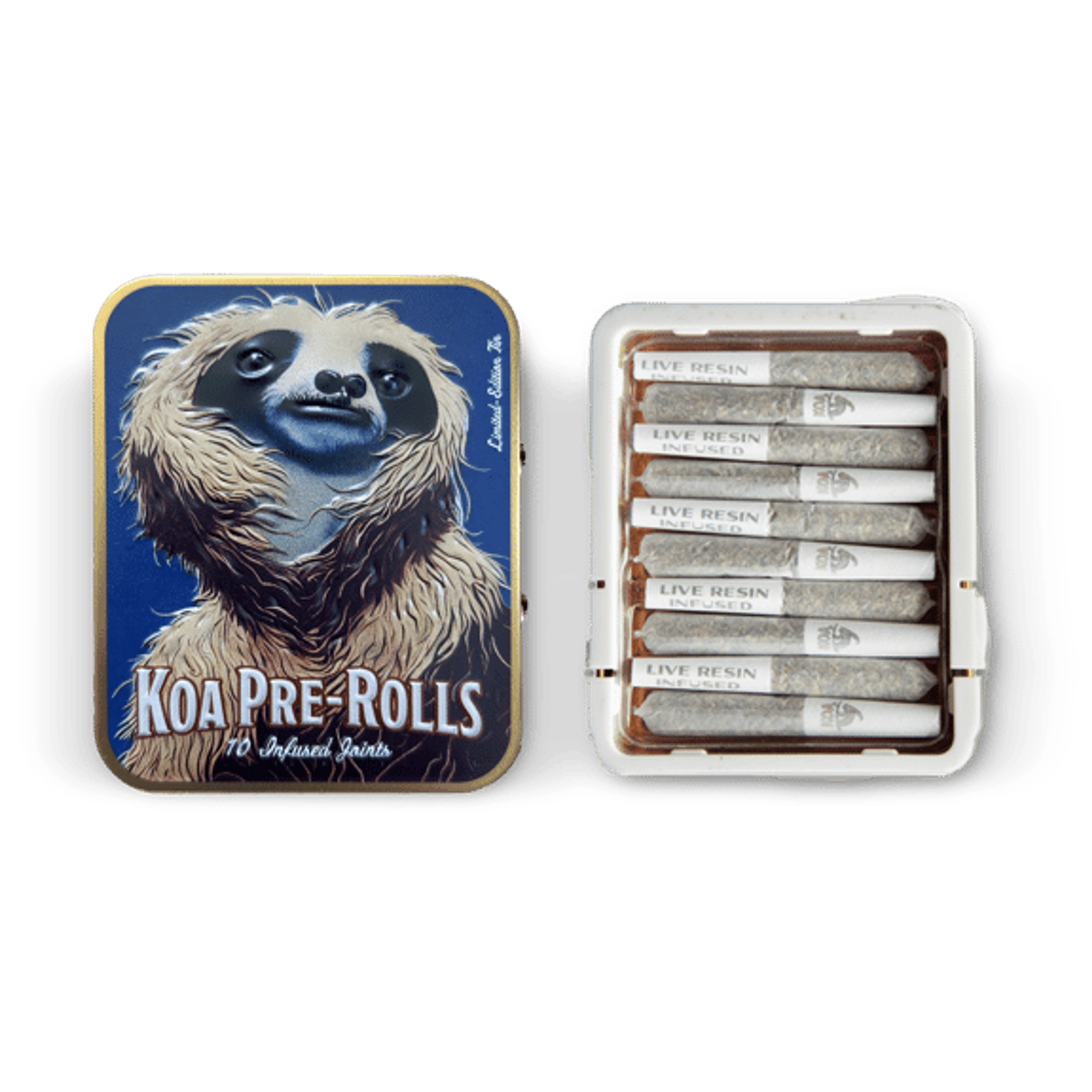 Gelato (H)| Live Resin Infused Pre-Rolls (0.35g x 10) - 3.5g - Koa - - $38 - Infused Pre-Rolls