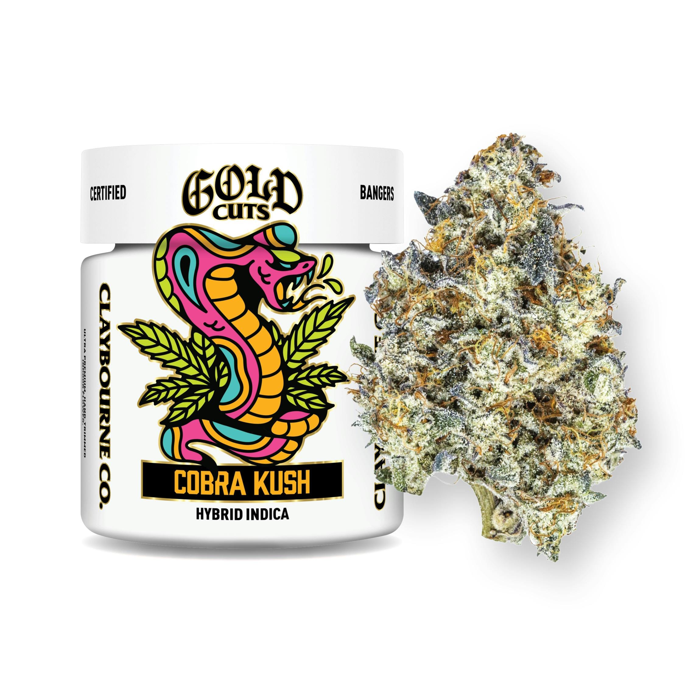 Claybourne Gold Cut - Cobra Kush - 3.5g - Claybourne -  - $49.99 - Indoor Flowers