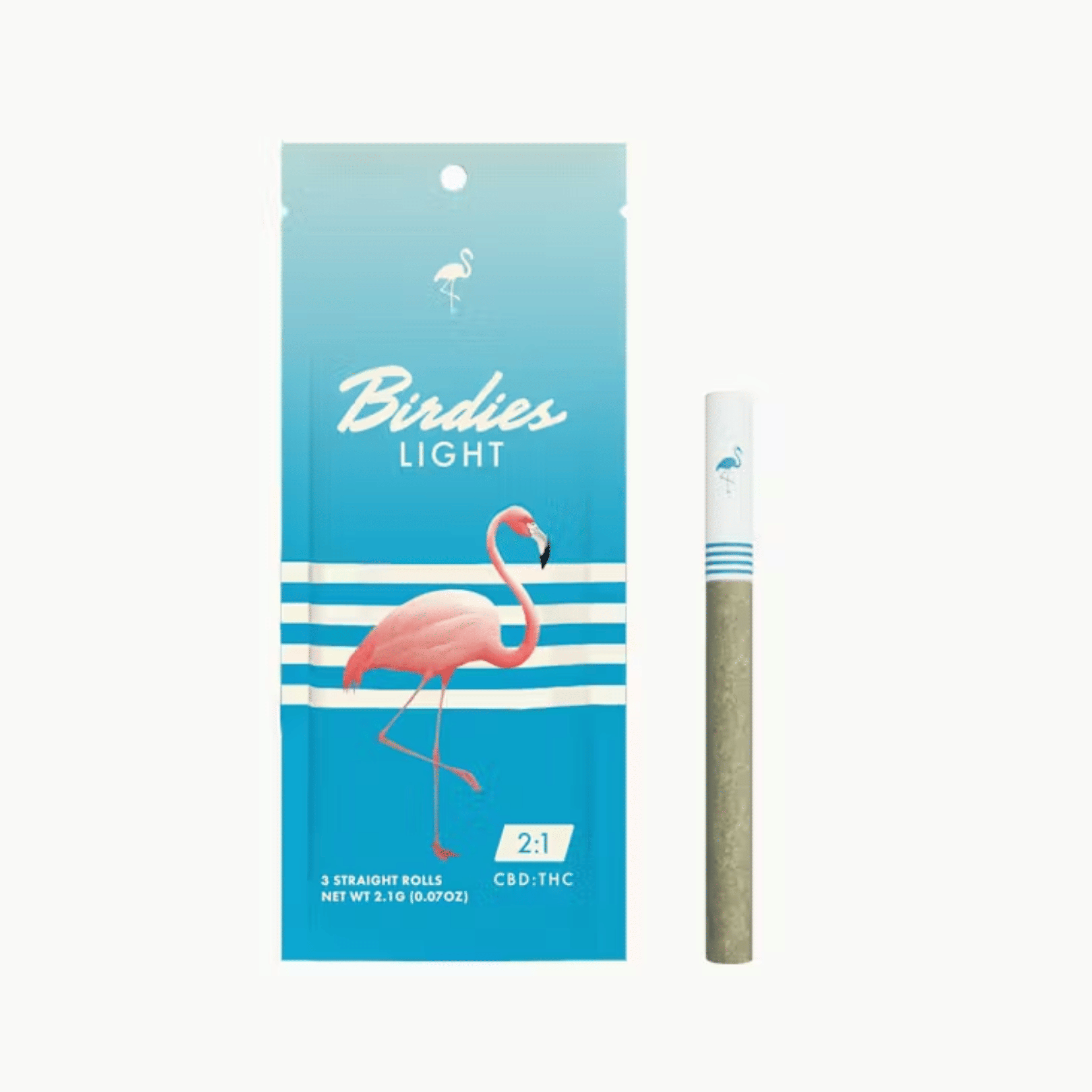 Lights 2:1 CBD 3pk Prerolls - Birdies - - $10 - Preroll