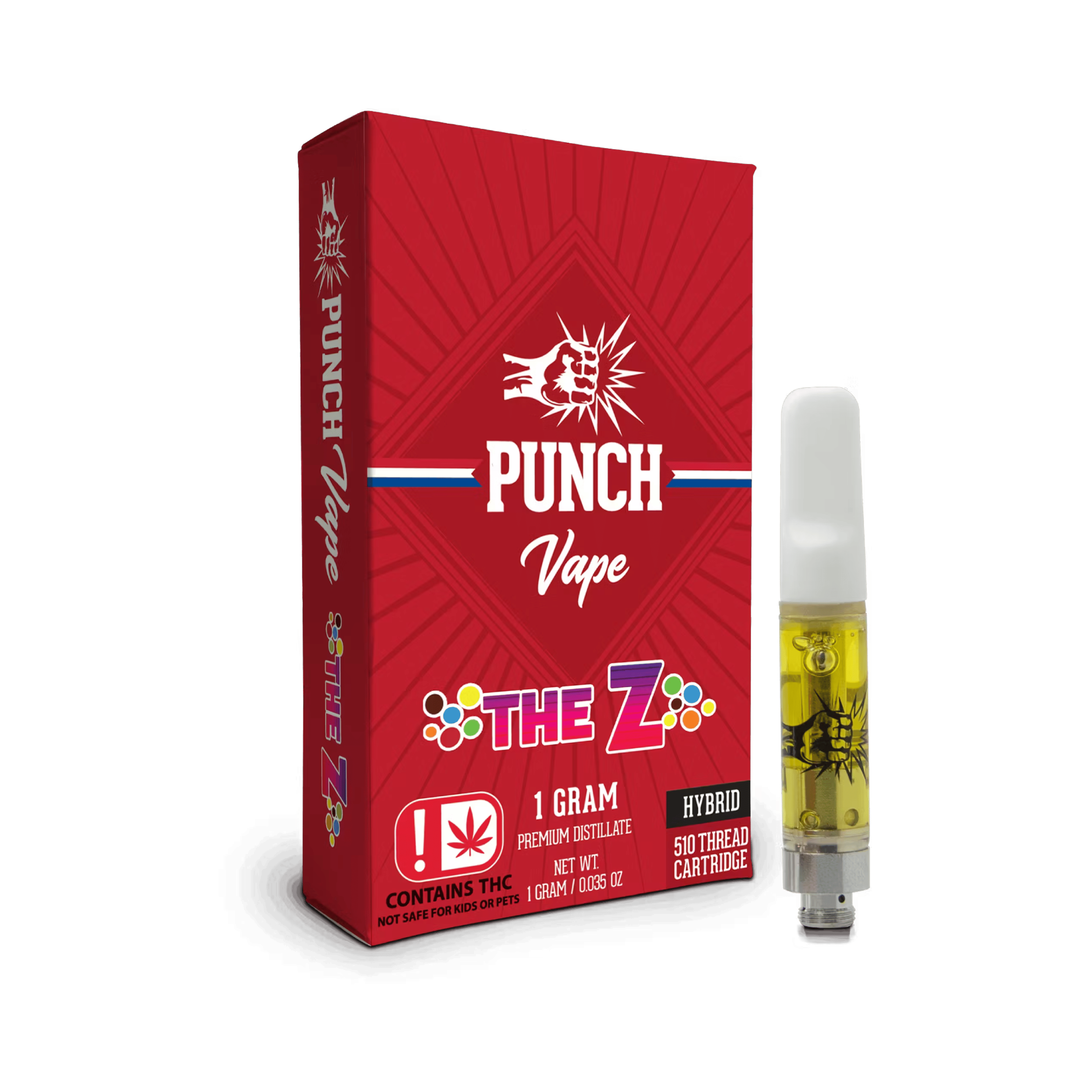 The Z - Cart - Punch Edibles & Extracts - One Gram - $29.99 - Vape Cartridges (Universal 510 Battery Required)