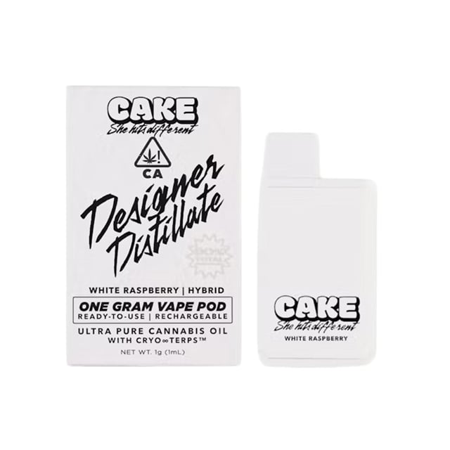 White Raspberry designer distillate 1.25g disposable