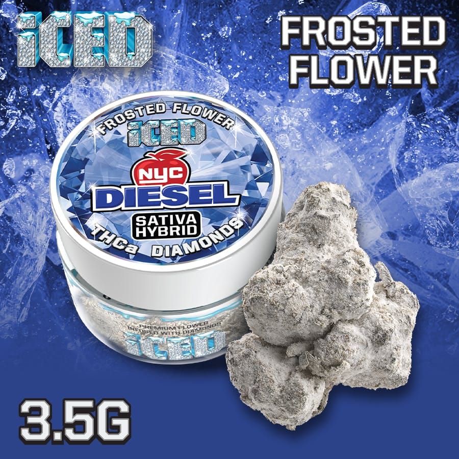 NYC Diesel Infused Flower - 3.5g - - ICED -  - $32.41 - Flowers