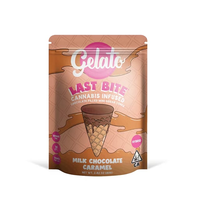 Milk Chocolate Caramel - Last Bite - 10pc - 100mg - Hybrid