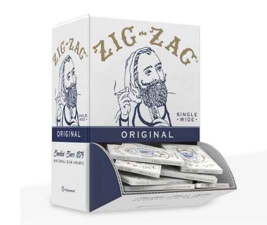 Zig Zag White Single Wide Rolling Paper -70mm - Biohazard -  - $3 - Paraphernalia