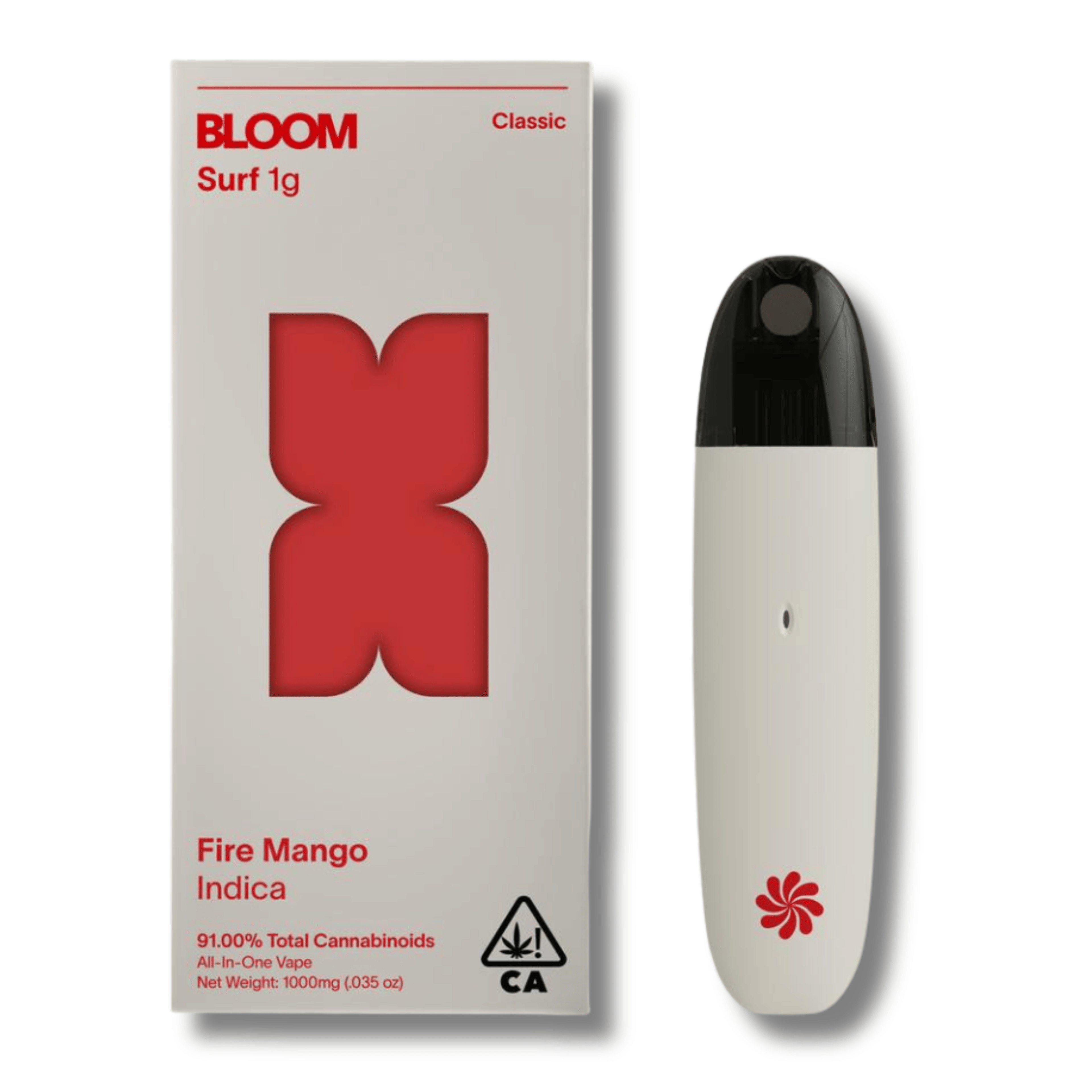 Fire Mango Classic Surf 1g AIO - Bloom - - $26.50 - Vapes