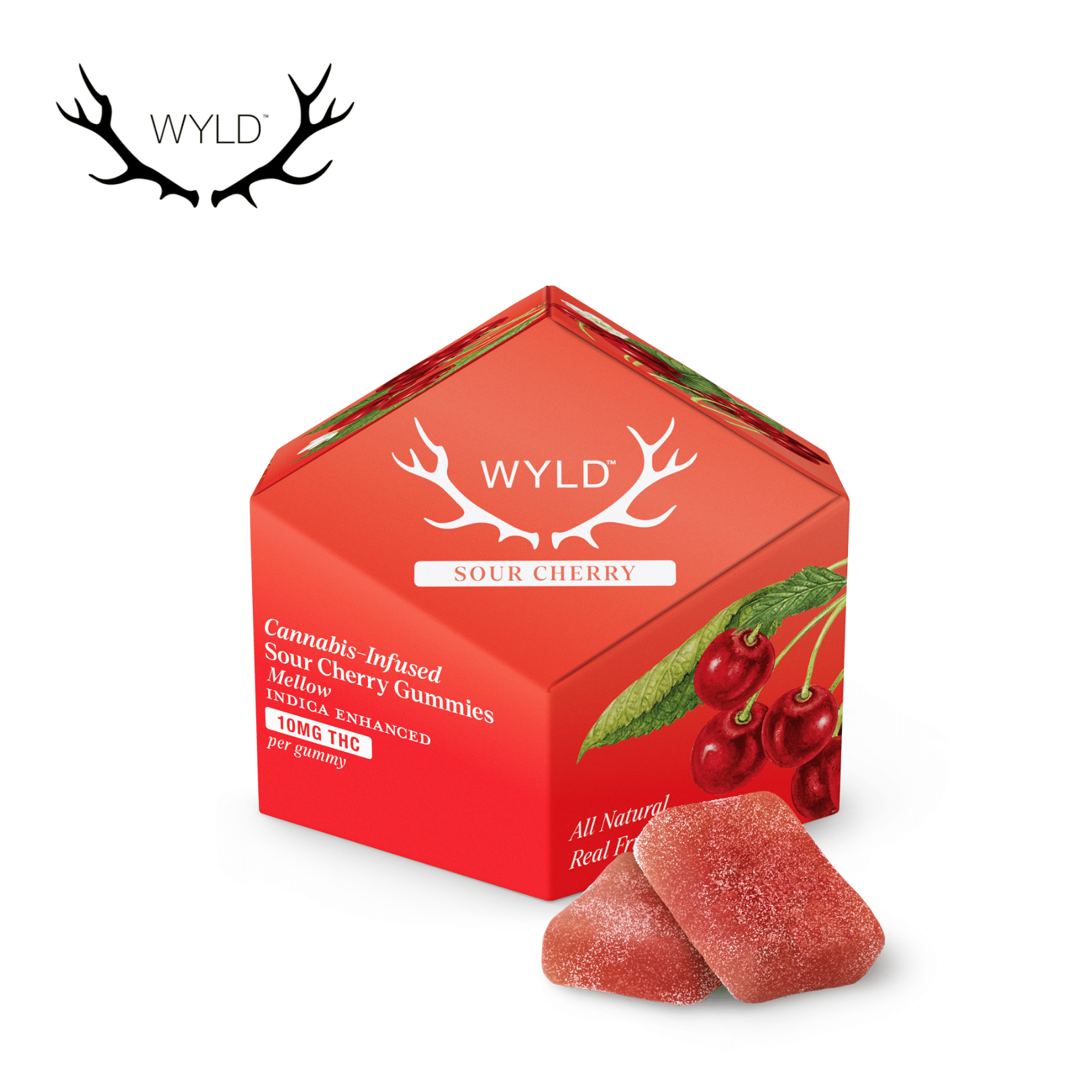 WYLD - Sour Cherry - Gummies - 100mg THC - Wyld -  - $11.99 - Edibles