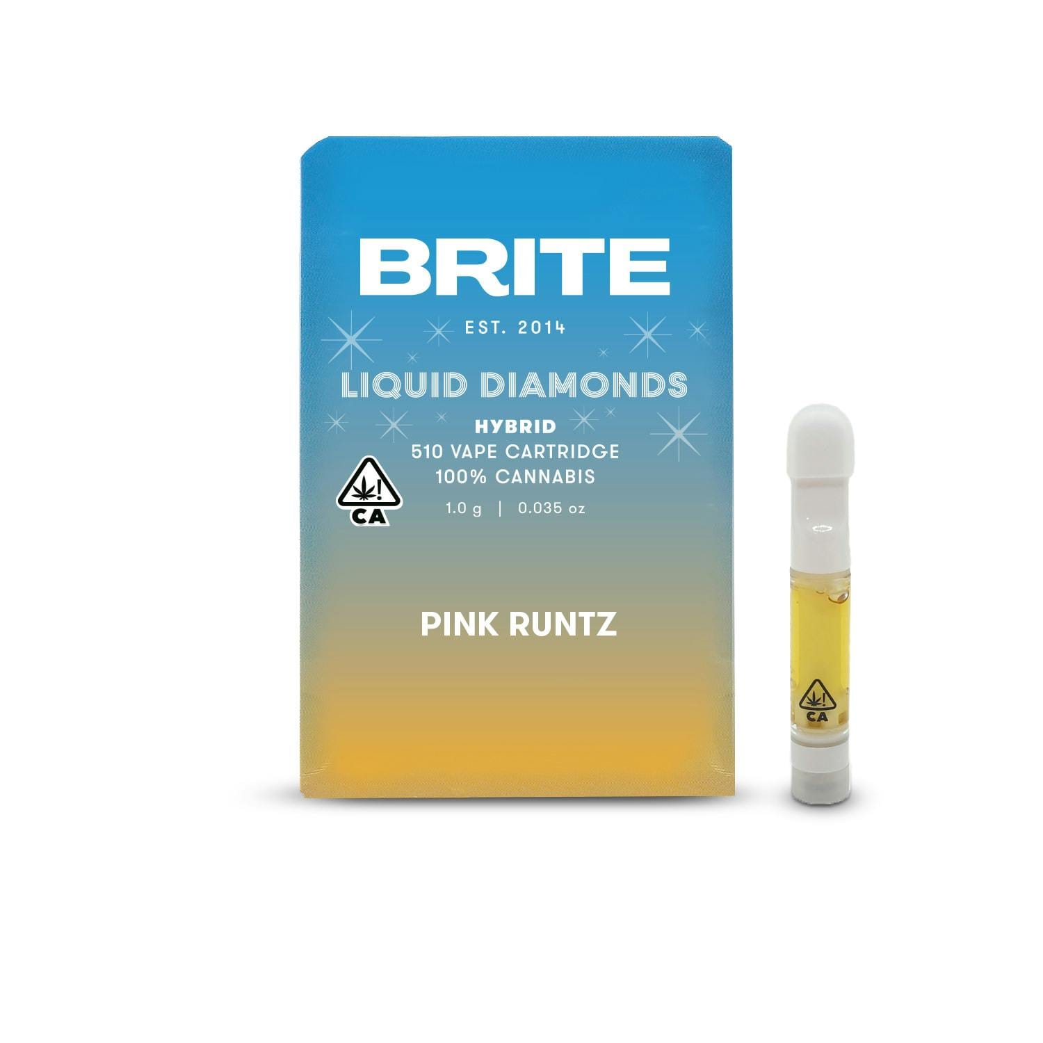 Pink Runtz - Liquid Diamonds - Cart - Brite Labs - 1g (Single) - $24.99 - Vape Cartridges (Universal 510 Battery Required)