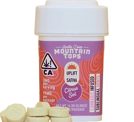 Citrus Sol Mints (S) - 3 mg THC per mint- 99mg THC - Santa Cruz Mountain Tops -  - $20.99 - Edible