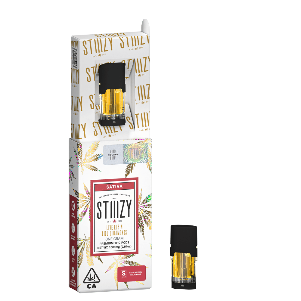 Strawberry Milkshake Liquid Diamonds Disposable (1G) - Stiiizy - null - $35 - Cartridge