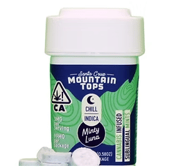 Minty Luna Mints (I) - 3 mg THC per mint- 99mg THC - Santa Cruz Mountain Tops -  - $20.99 - Edible