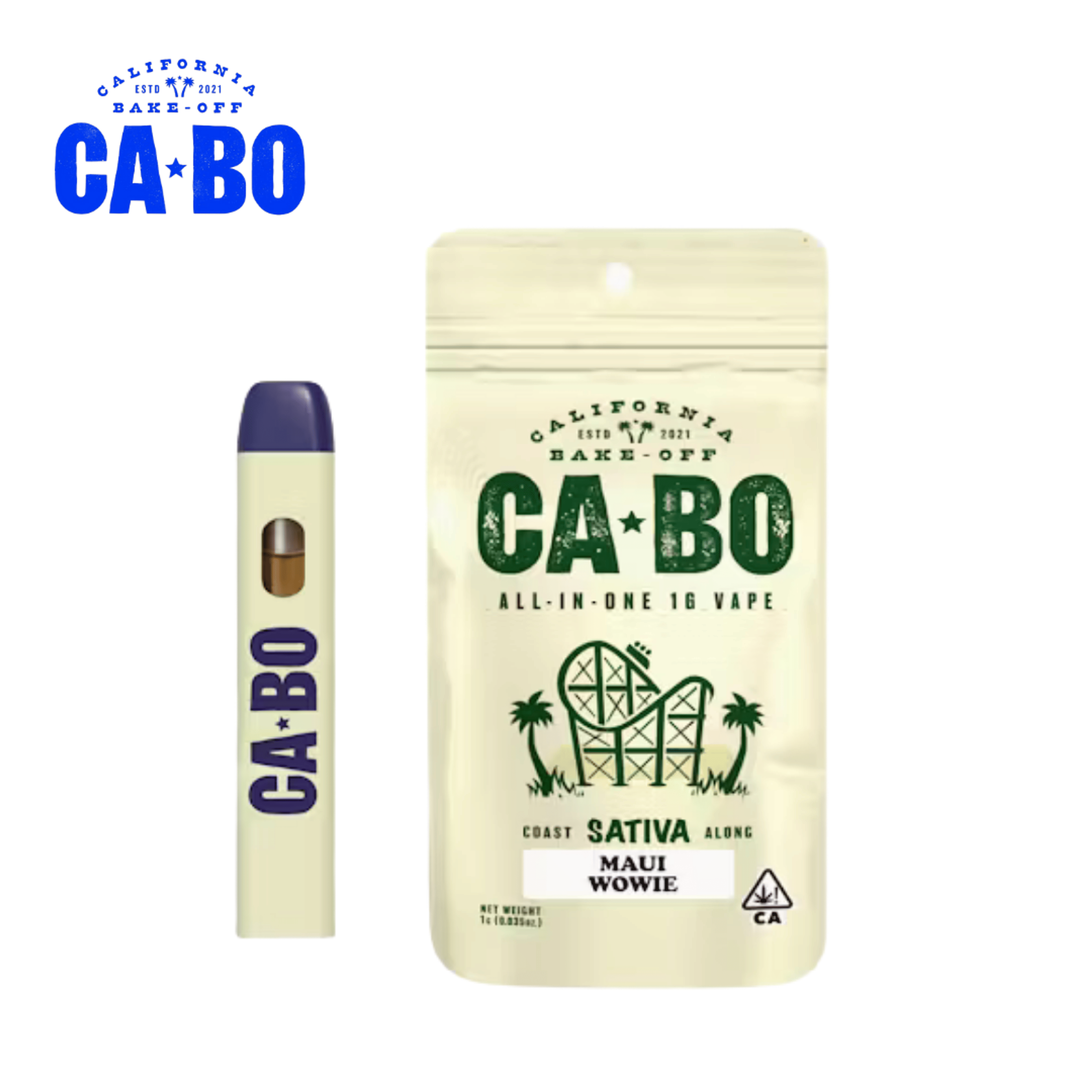 Cabo - Maui Wowie - Disposable Vape - 1g - Cabo - - $14.99 - Disposable Vapes