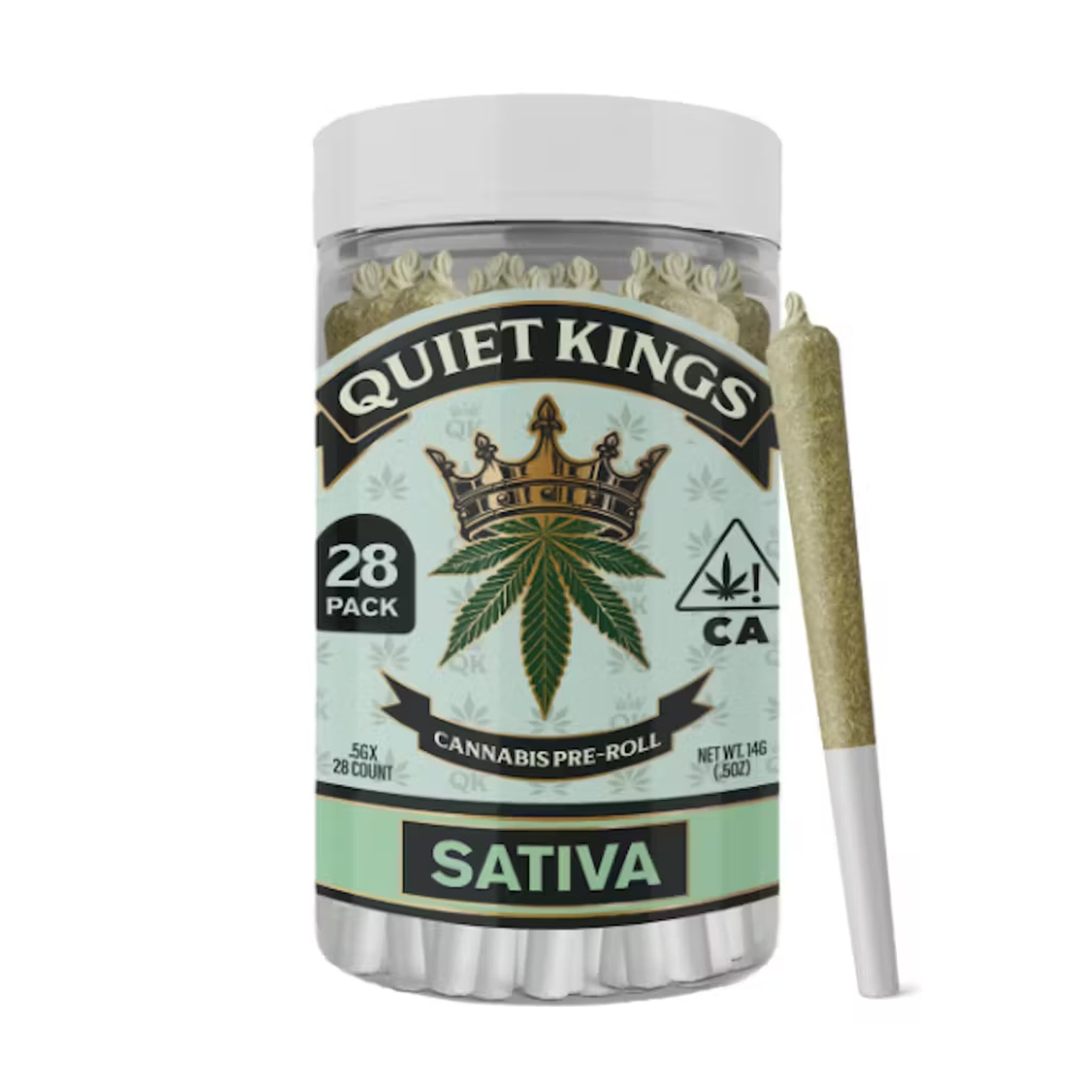 Golden Goat - .5g Prerolls (28pack) - Quiet Kings - 28Pack PR - $70 - Pre-Roll Packs