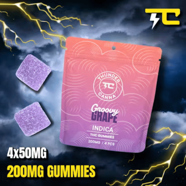 Gummies 200mg (4x50mg) - Groovy Grape