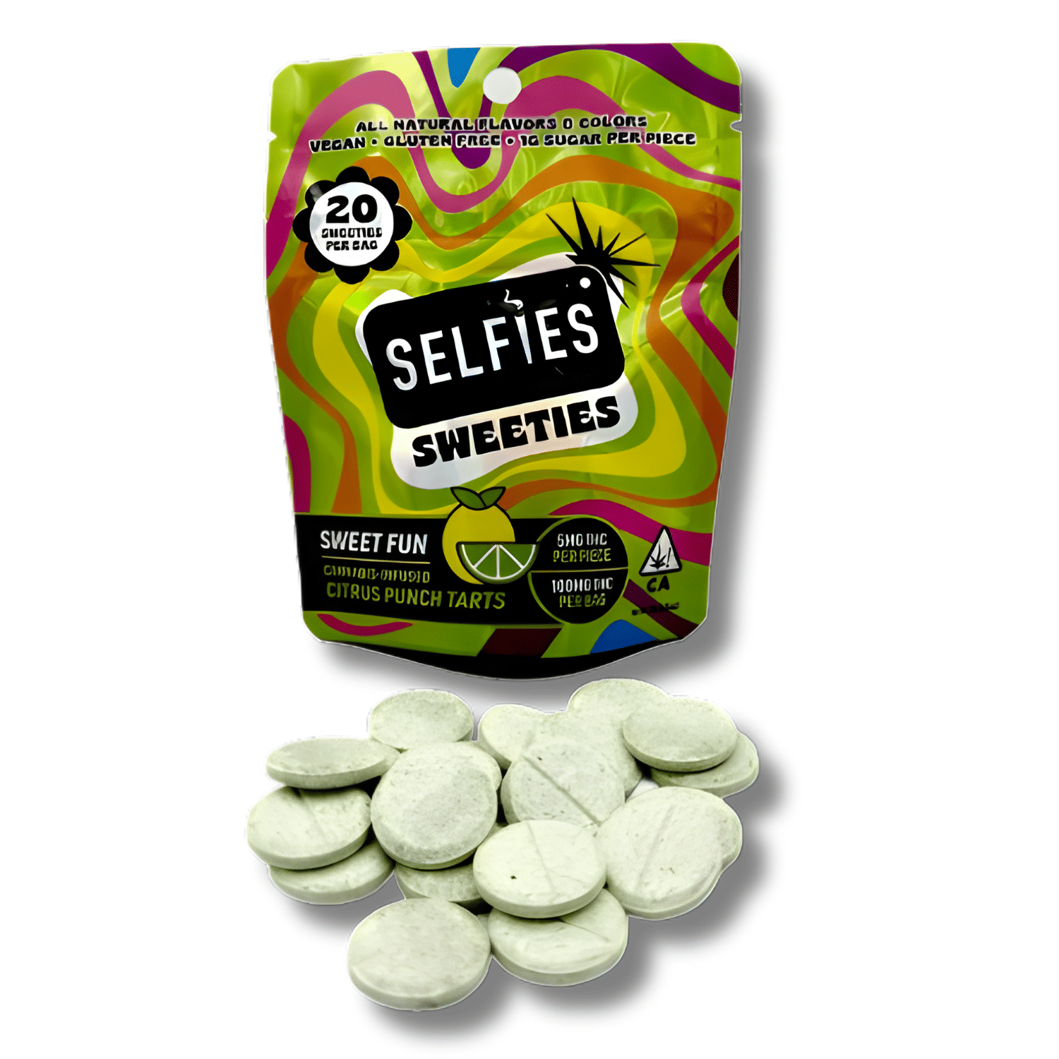 Citrus Punch 'Sweet Fun' Tarts 20pk - Selfies -  - $17.60 - Edible