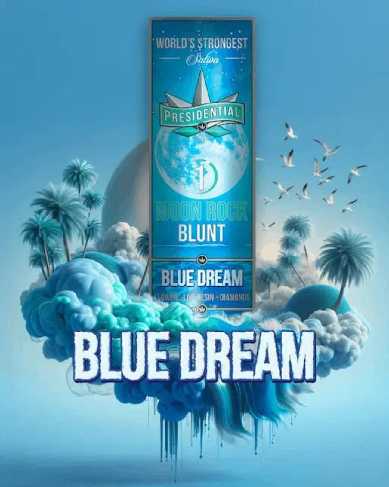 Blue Dream 1G Infused Blunt - Presidential -  - $15.67 - Pre-Rolls