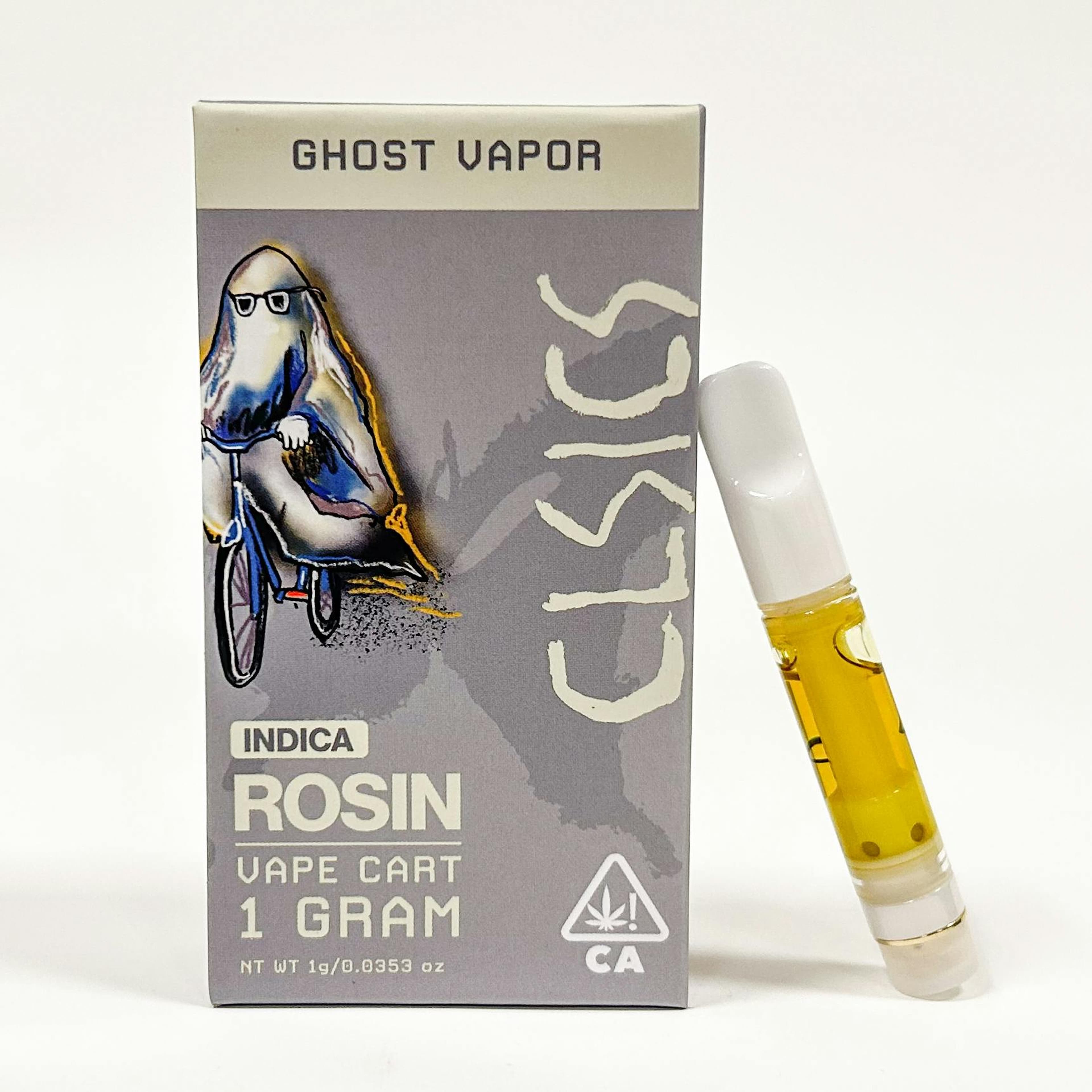 Ghost Vapor - Live Rosin Vape Cartridge 1g - CLSICS Rosin & Rosin Infused Pre Rolls - - $50 - Cartridges