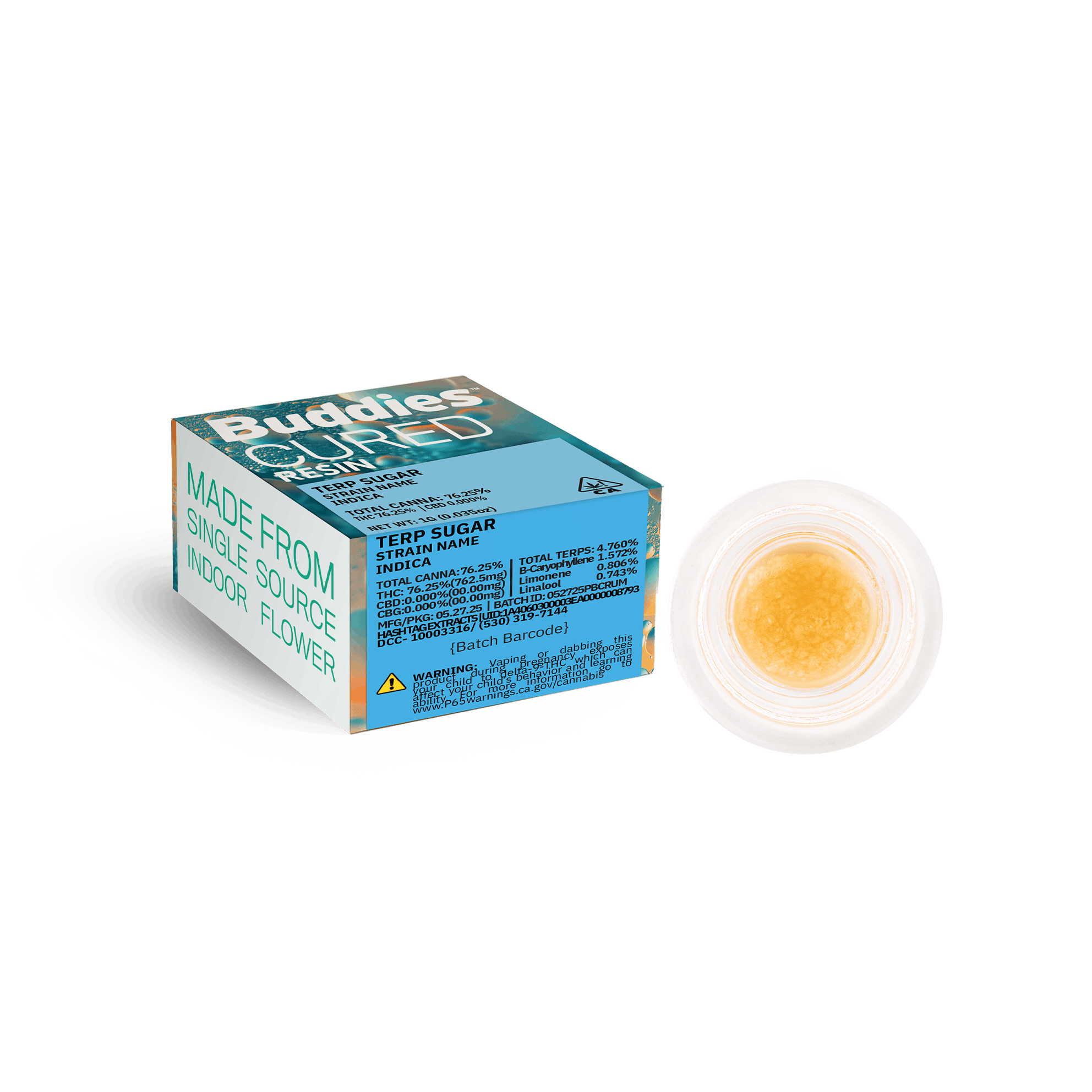 Canal | Cured Resin Terp Sugar | 1g Dab - Buddies -  - $15.85 - Concentrates