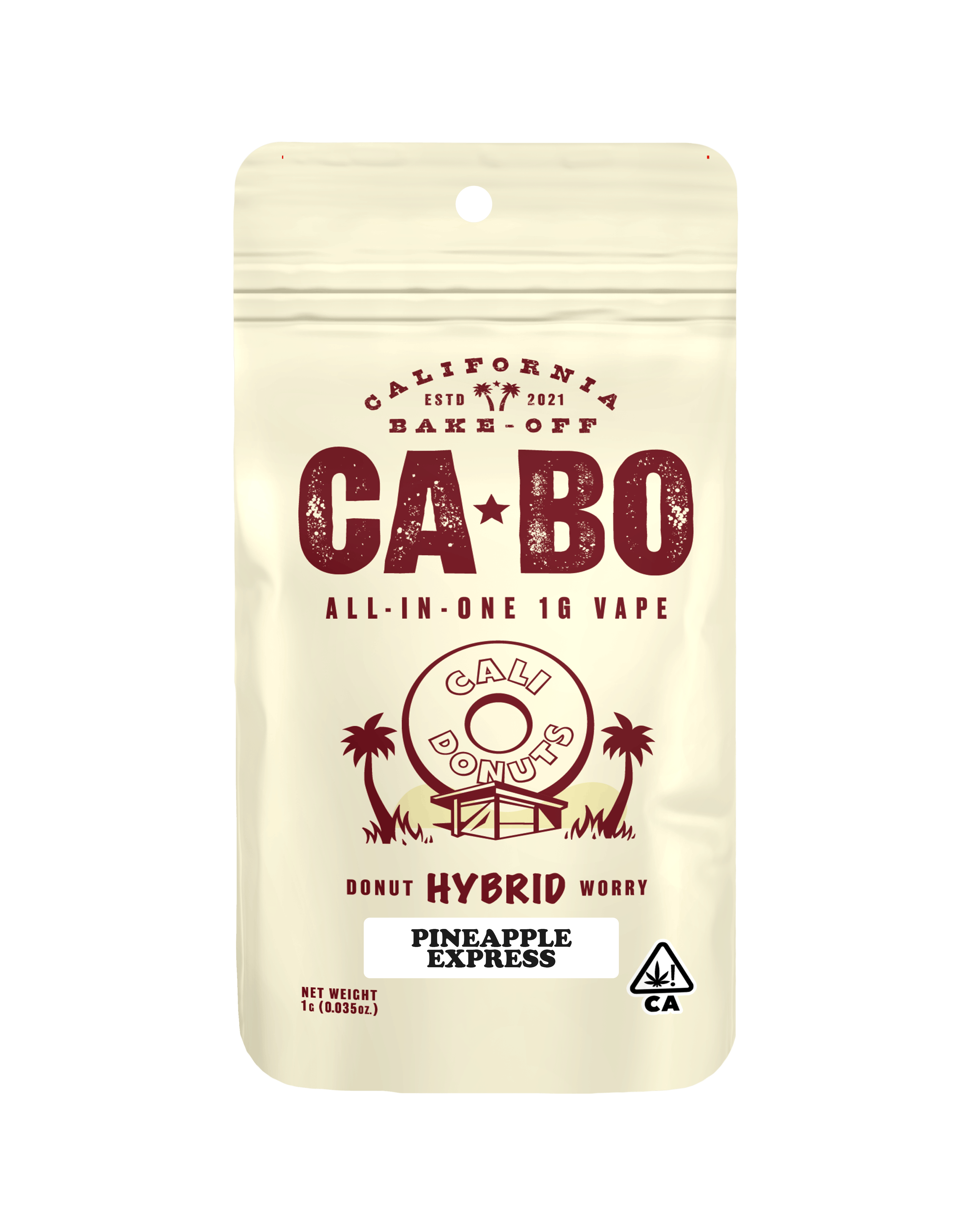 Pineapple Express AIO 1g Vape- Hybrid - CABO -  - $14.40 - Vapes