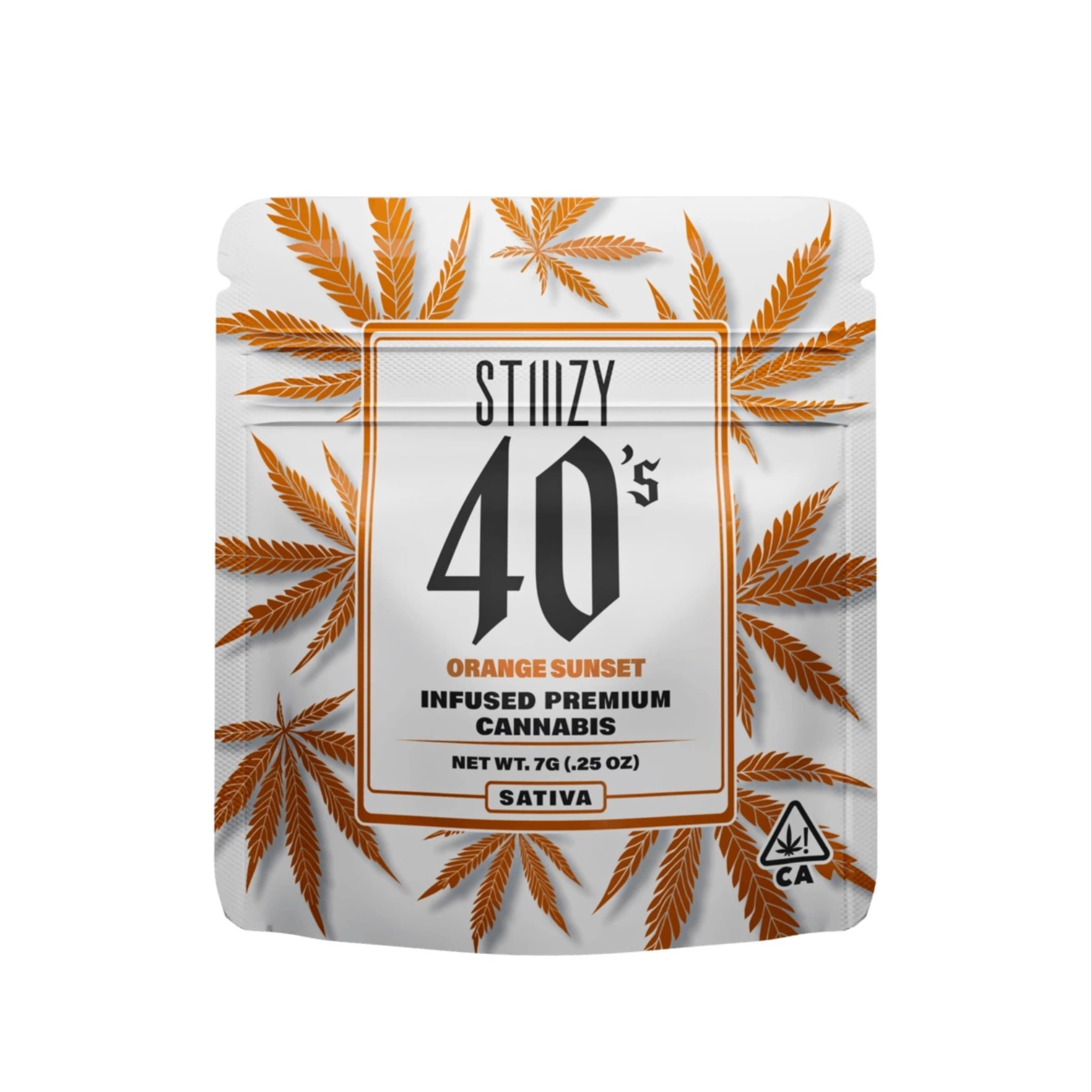 40s: Orange Sunset 7g infused flw - Stiiizy - - $30.60 - Flower