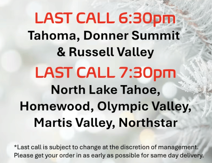 *Last Call Information* -  - $0.01 - OPTIONAL: Delay Your Delivery