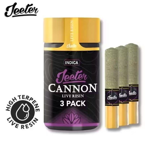 Jeeter Cannon Live Resin - Hades Haze - Pre-Rolls - (3 Pack) - 1.5g - Jeeter - 3 Pack Cannon - $26.99 - Pre-Rolls