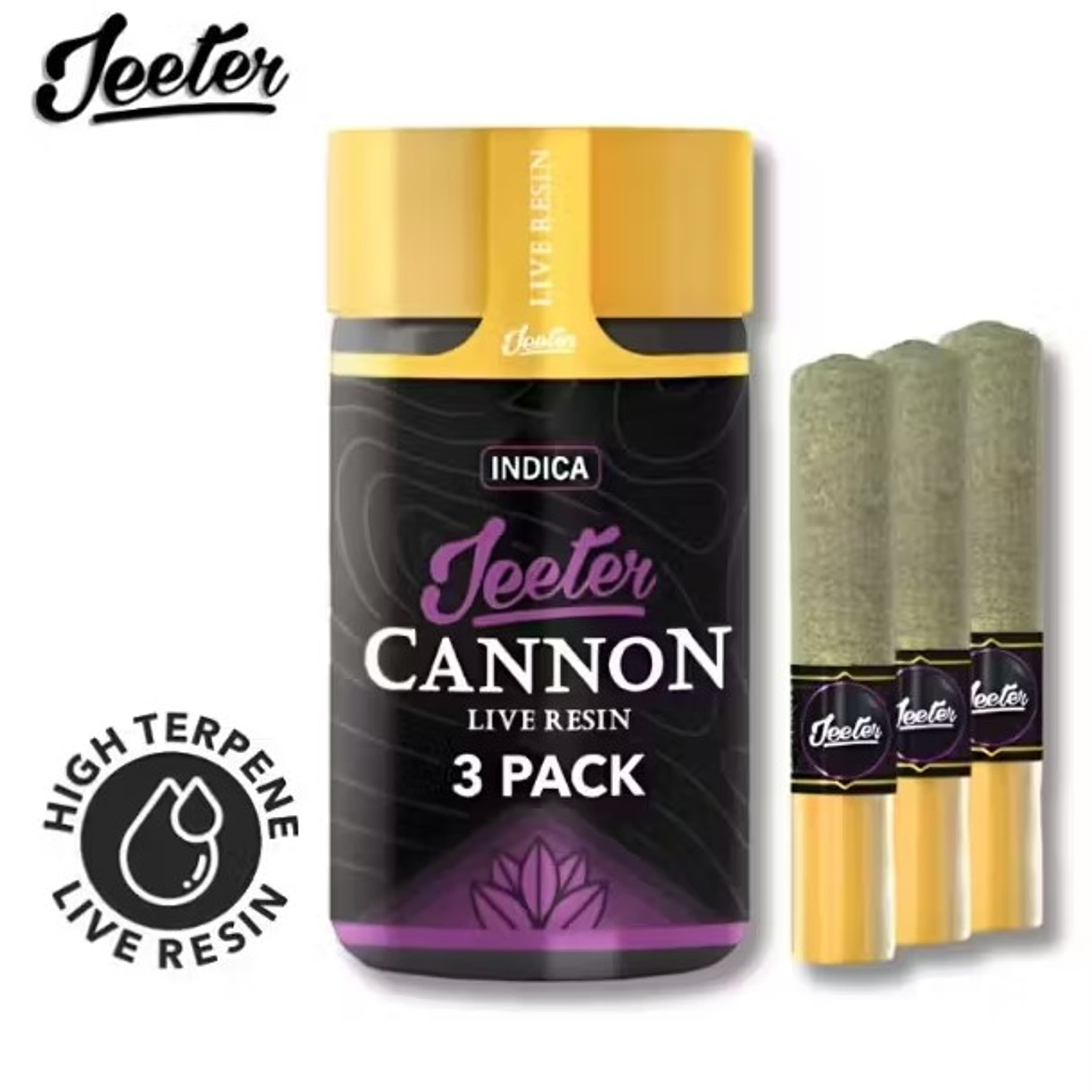 Jeeter Cannon Live Resin - Hades Haze - Pre-Rolls - (3 Pack) - 1.5g - Jeeter - 3 Pack Cannon - $26.99 - Pre-Rolls