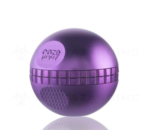 Ooze Saturn Herb Globe Grinder (Purple) - 4pc - Biohazard -  - $25 - Paraphernalia