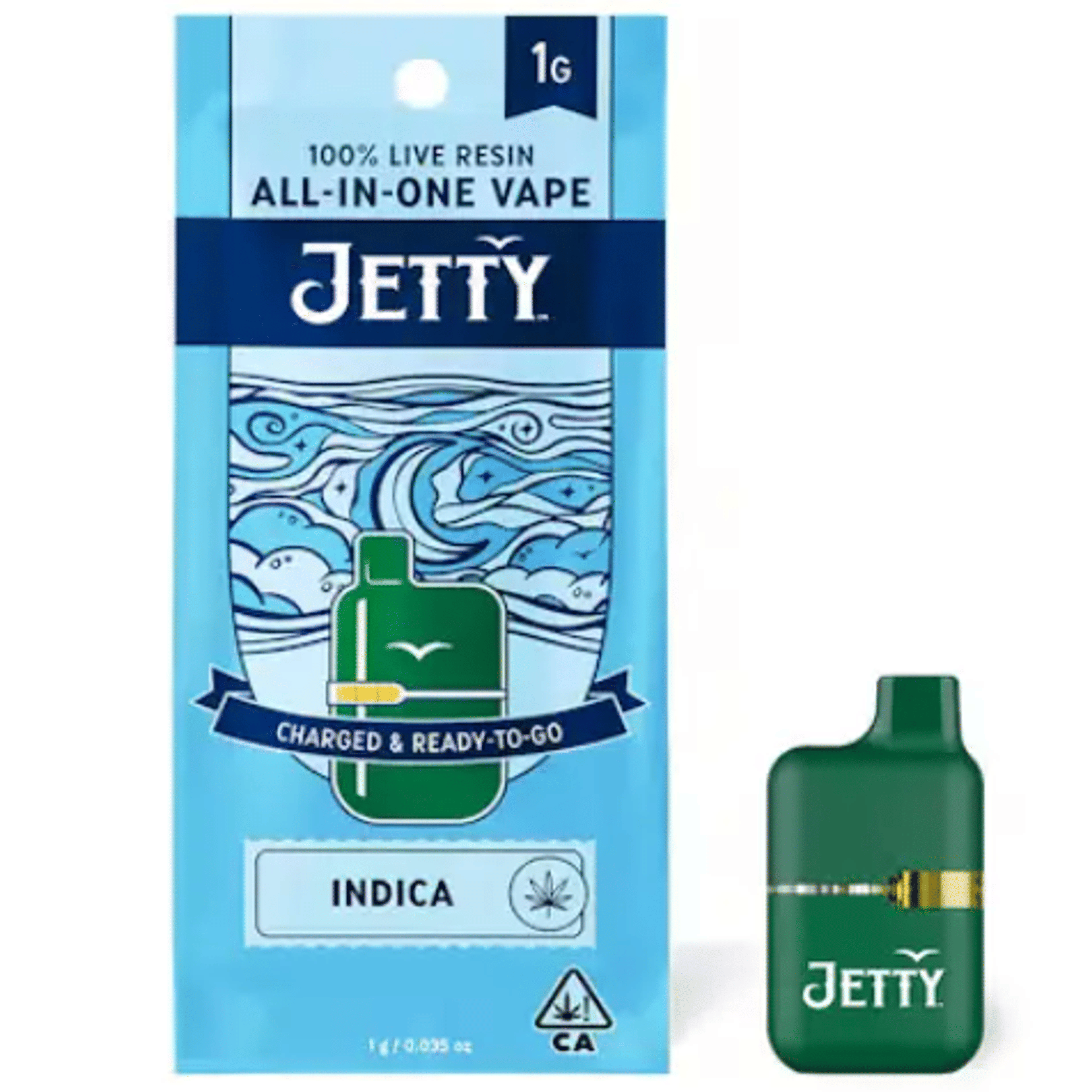 Jetty: Rootbeer GMO (I) Live Resin Mini Tank - 1g Disposable - Jetty Extracts - - $45 - Disposables