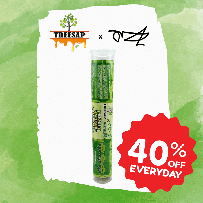 Treesap X Grasshopper - Infused Prerolls - Grasshopper Green Apple - Treesap -  - $14.75 - Pre-Rolls