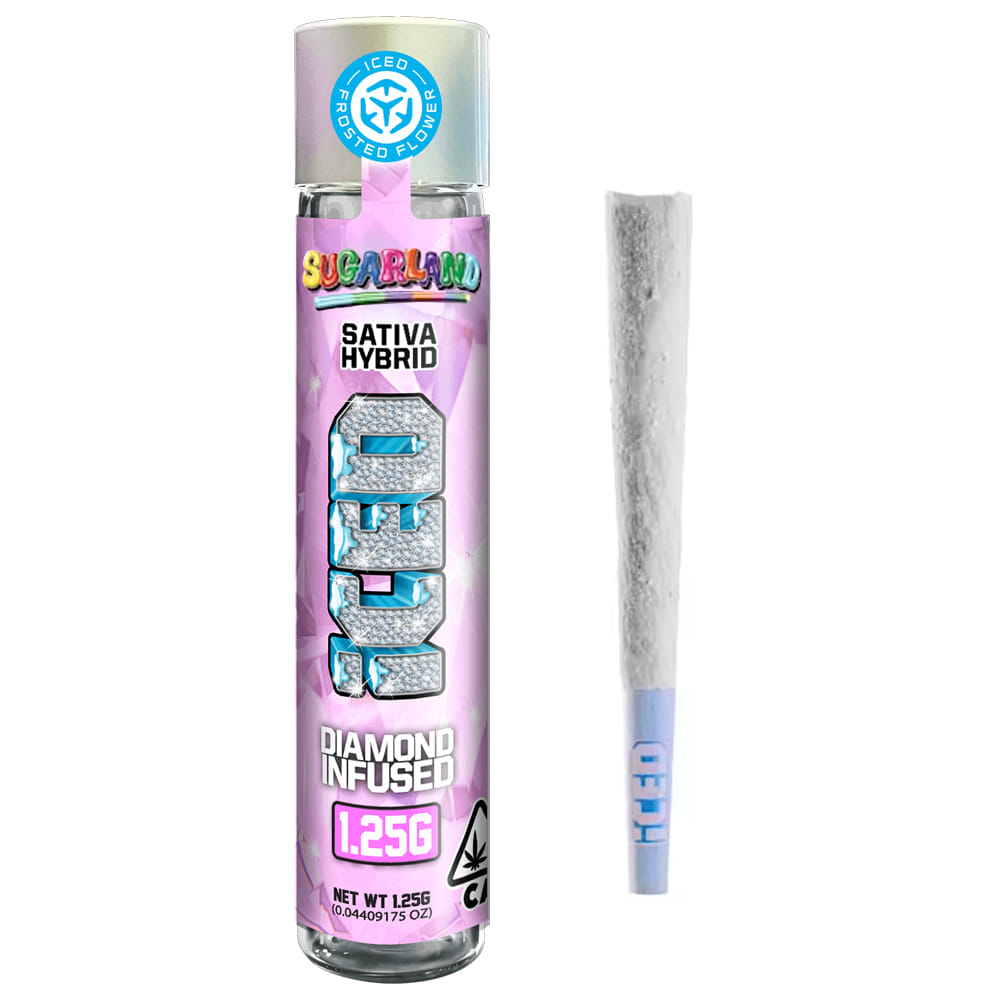 Sugarland (S/H) 1.25g Infused Preroll - Iced - Sugarland (S/H) - $15 - Pre-Rolls